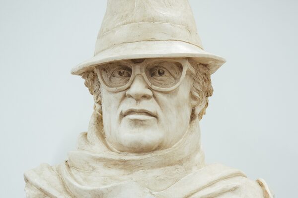 Frederico Fellini's bust is seen with the Fellini Forever collection. The collection includes film reels, posters andprops as well as his signature hat, scarf and glasses.Jennifer Roberts/The Globe and Mail