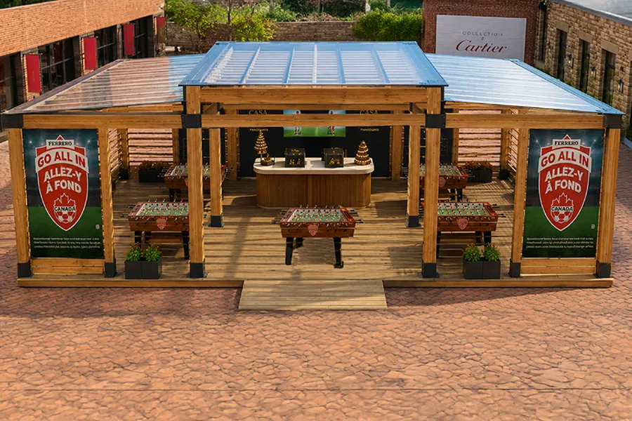 Casa Ferrero Foosball Park at the Distillery District
