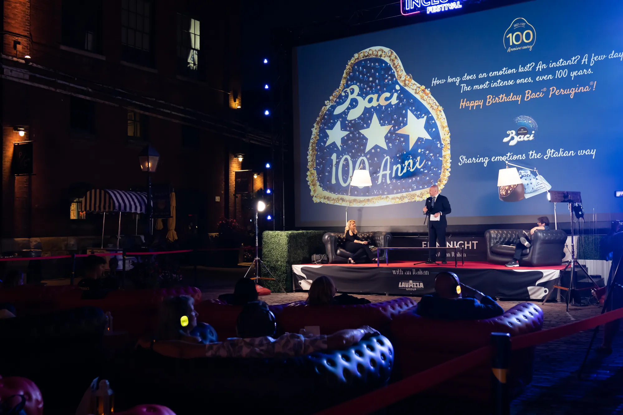 Baci Perugina activation at the Lavazza IncluCity Festival