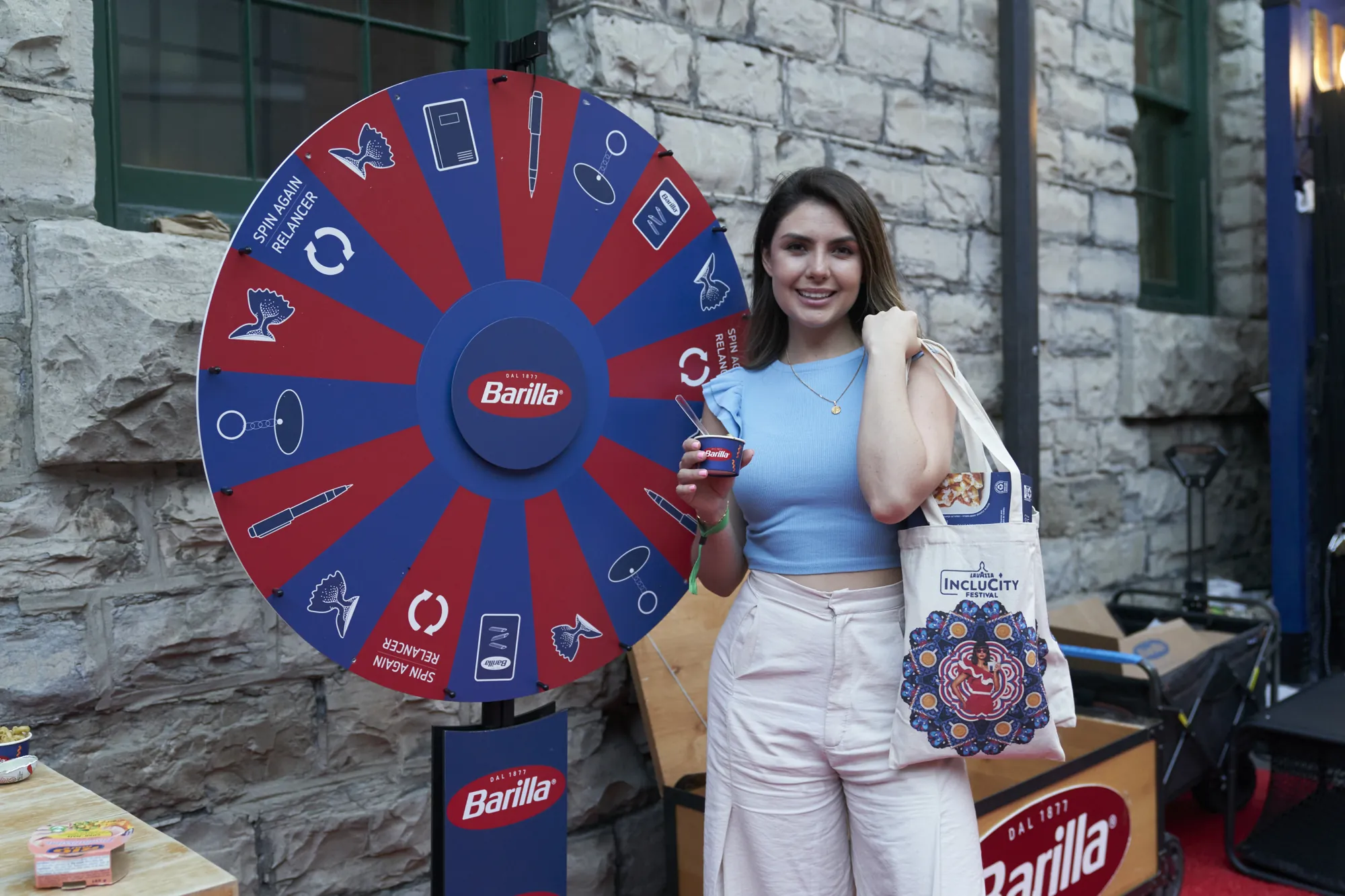 Barilla activation at the Lavazza IncluCity Festival