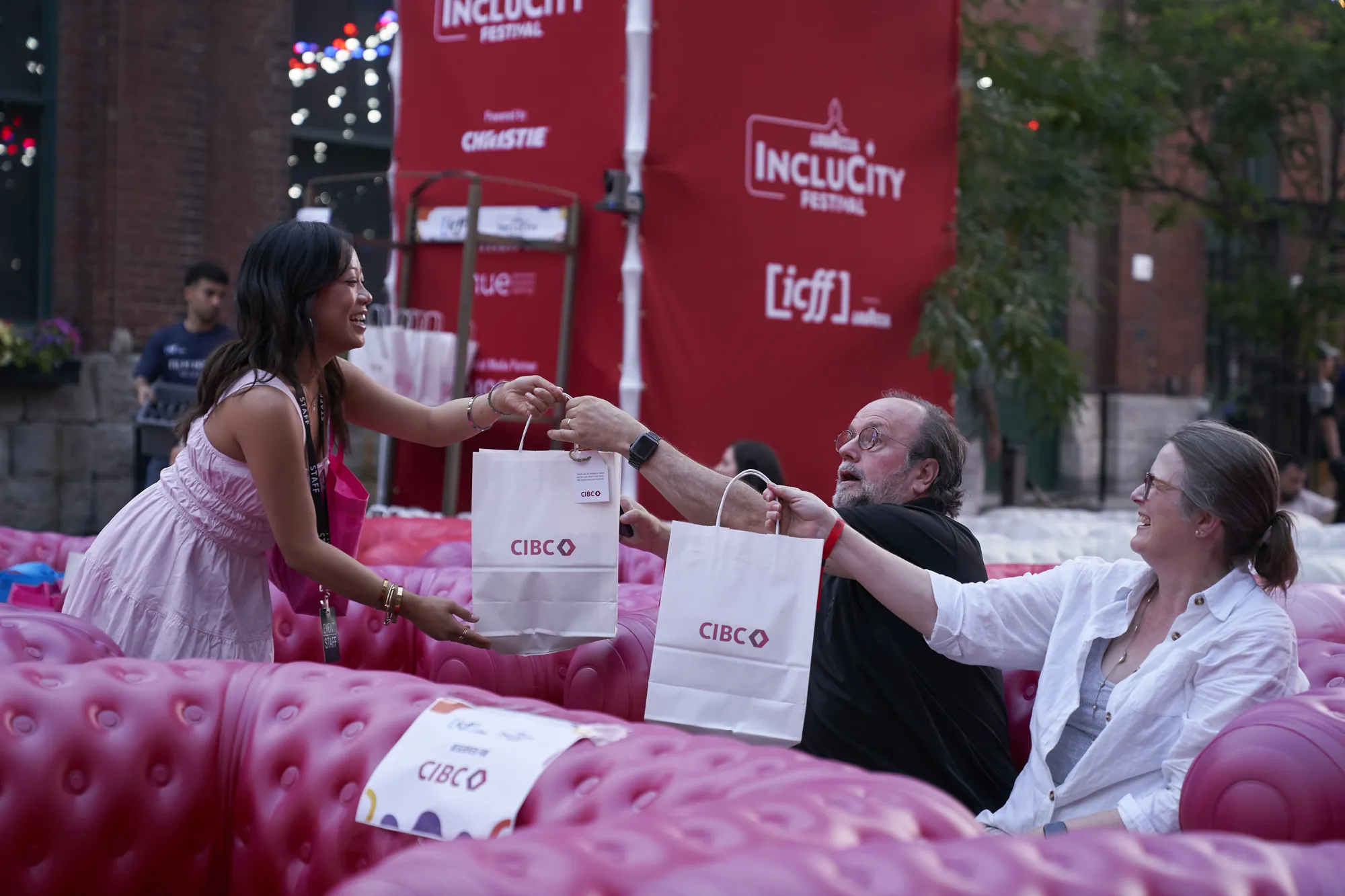CIBC activation at the Lavazza IncluCity Festival