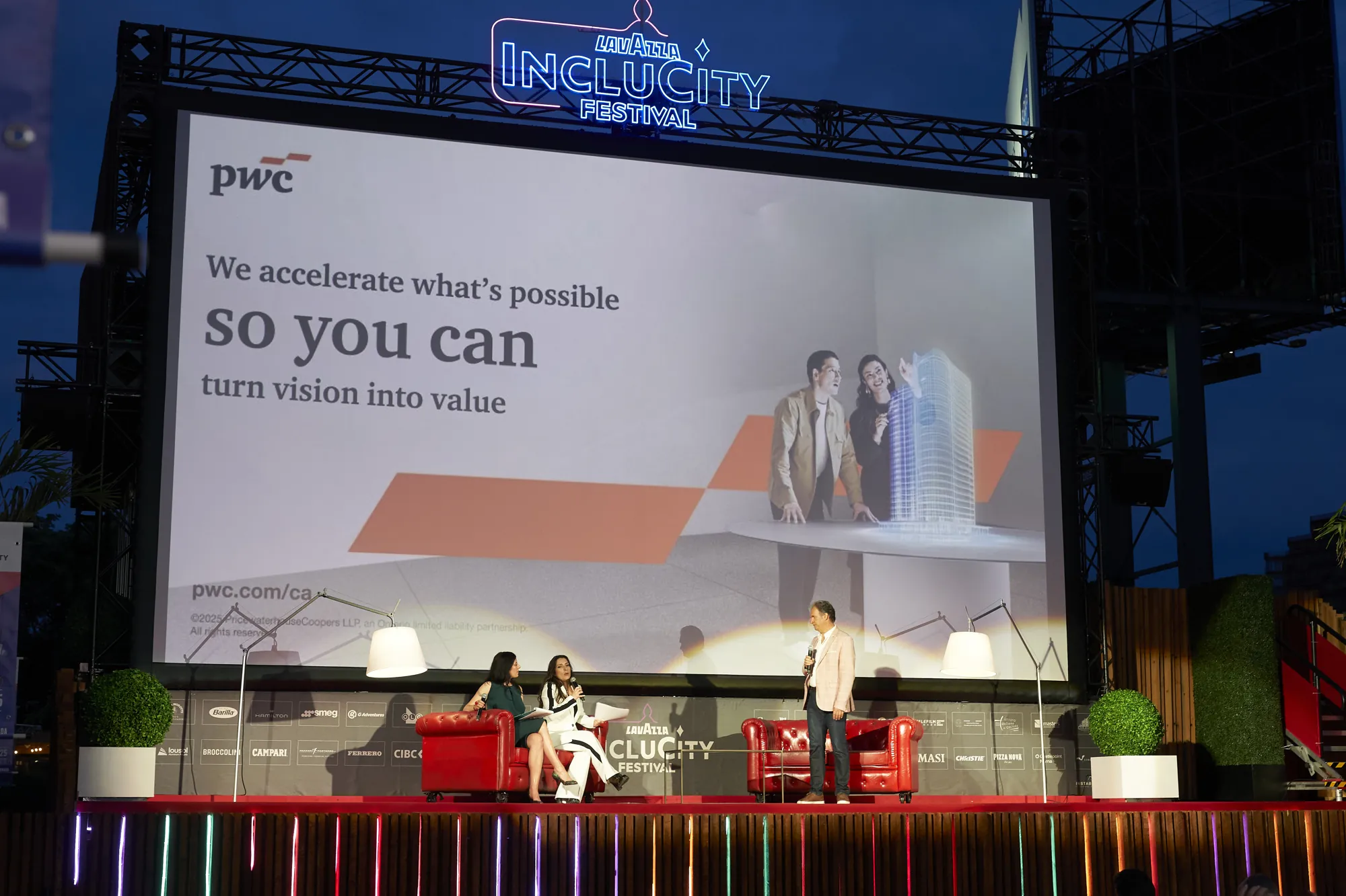 PwC activation at the Lavazza IncluCity Festival