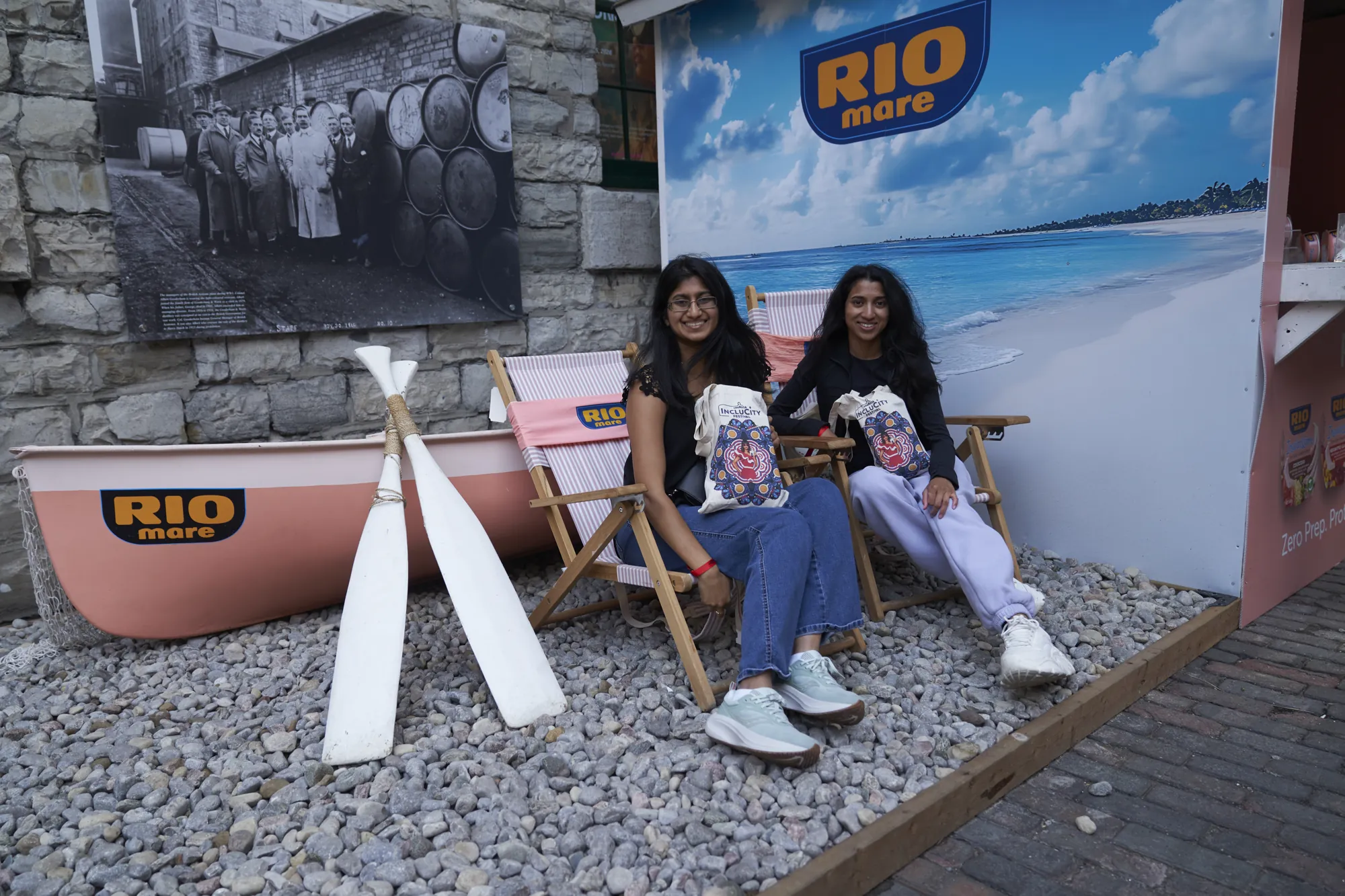 Rio Mare activation at the Lavazza IncluCity Festival