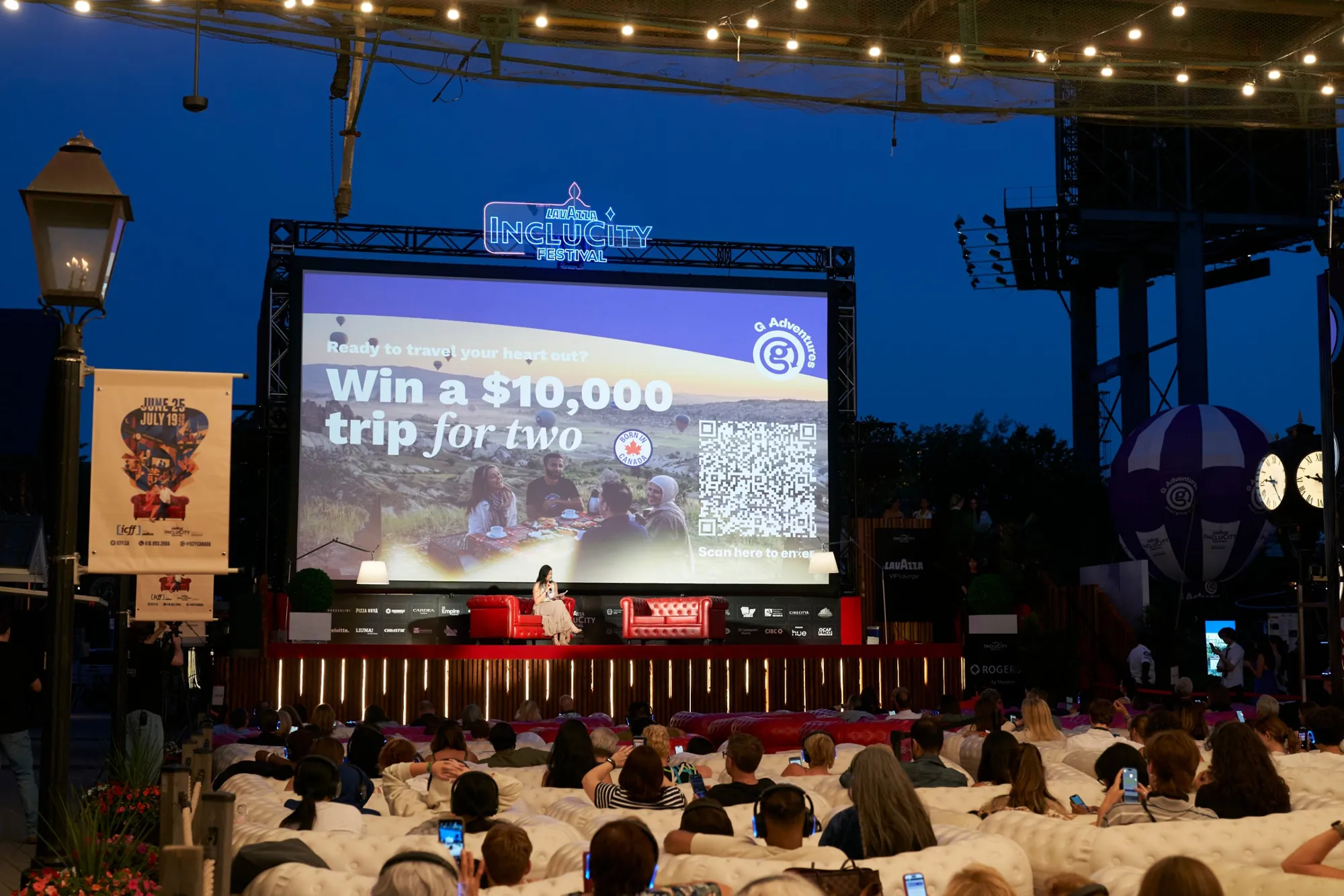 G Adventures on the big screen at the Lavazza IncluCity Festival