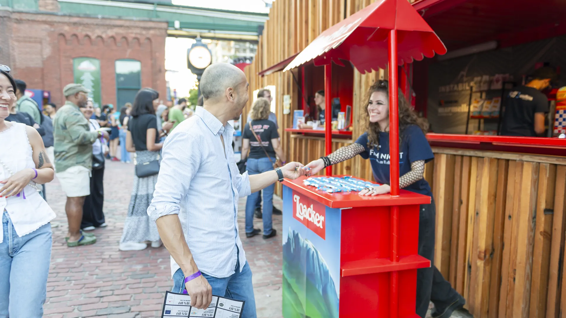 Loacker activation at the Lavazza IncluCity Festival