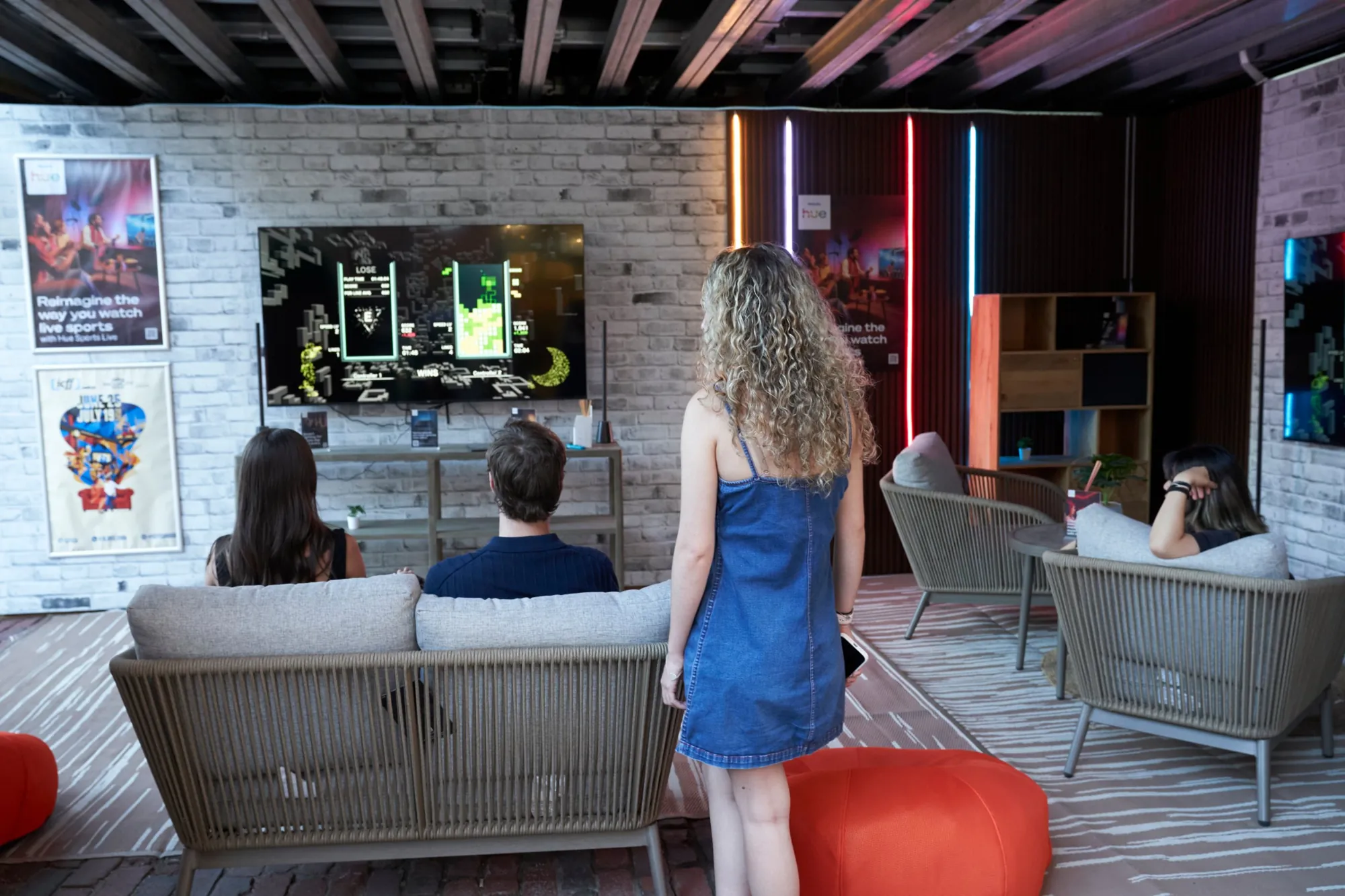 Philips Hue activation at the Lavazza IncluCity Festival