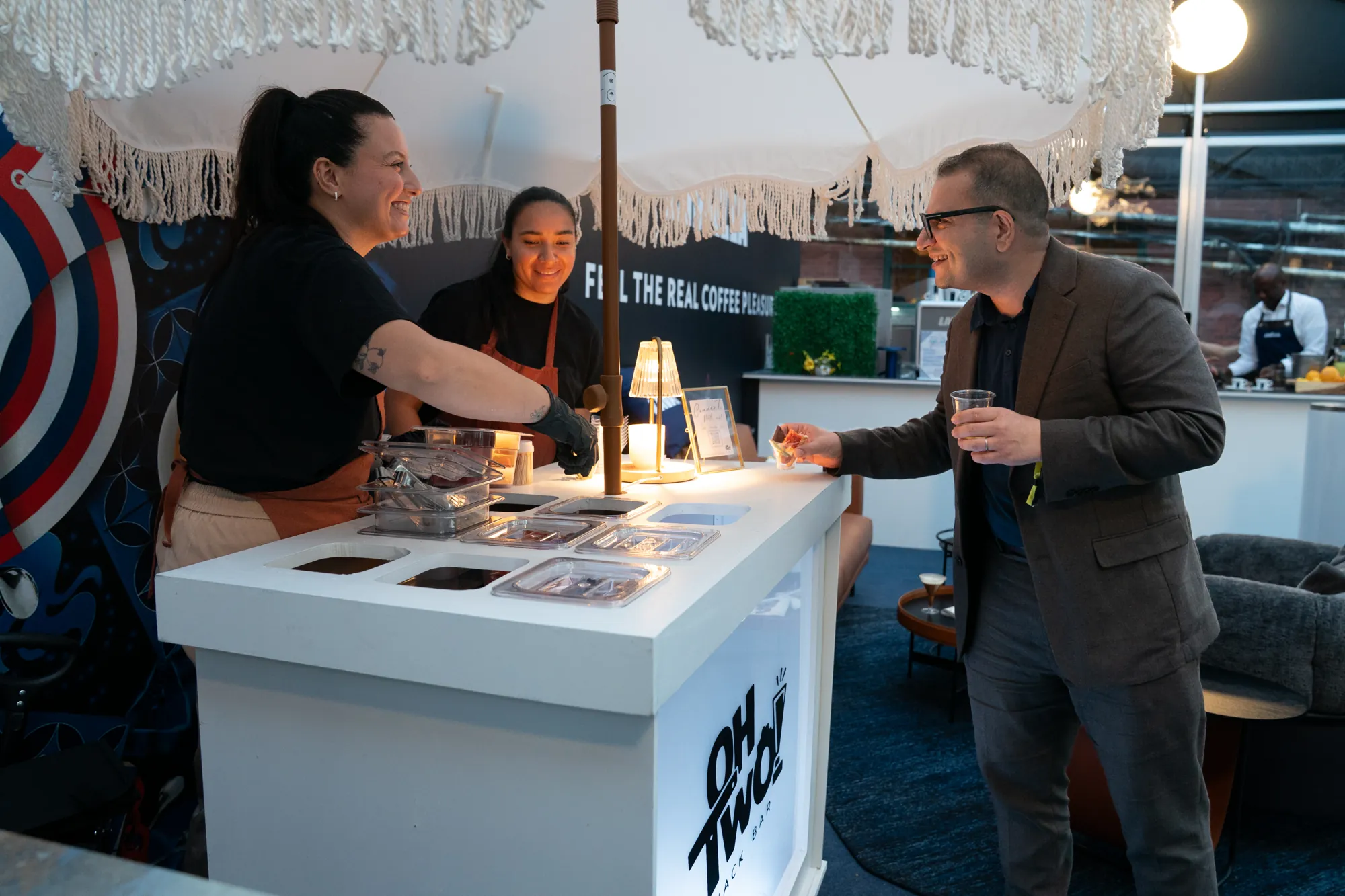 Oh Two activation at the Lavazza IncluCity Festival