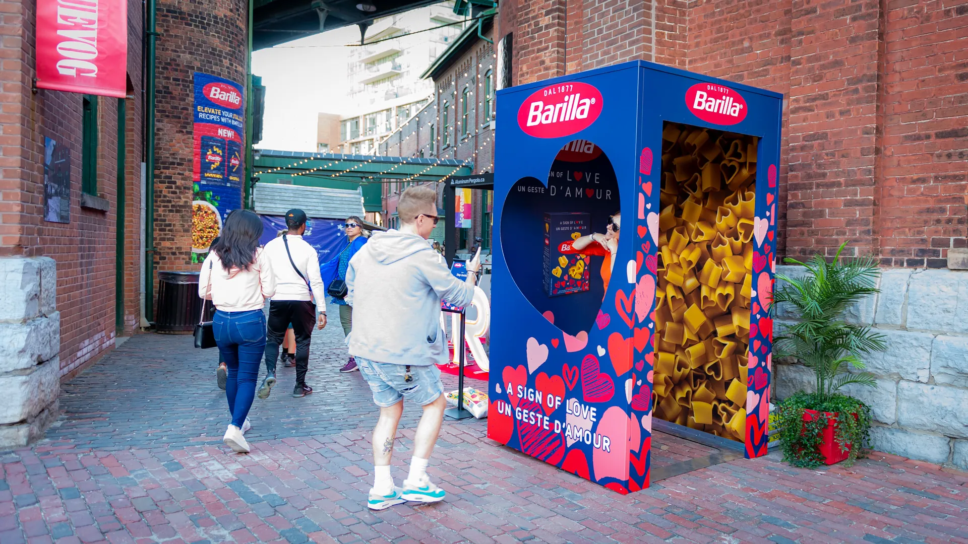 Barilla activation at the Lavazza IncluCity Festival