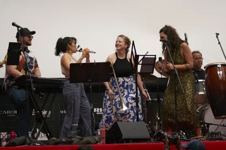 Band with flute and trombone